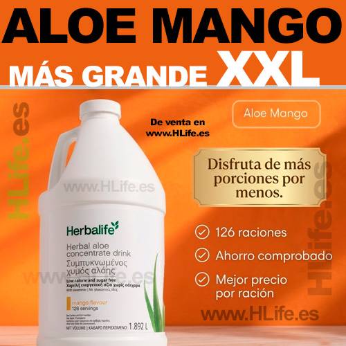 herbalife aloe mango xxl (1,8 litros)