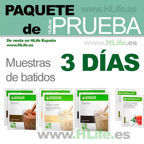 Paquete de prueba Herbalife para 3 días