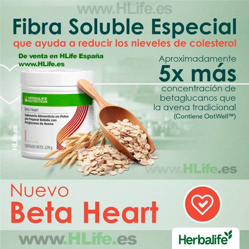 Beta Heart Herbalife, controla el COLESTEROL